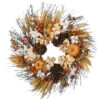 Pinenut Artificial Thanksgiving Wreath - 22-Inch, Unlit