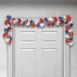 6’ Patriotic Hydrangea Artificial Garland- Set Of Two – Unlit -Best Christmas Store dnat rap 528401g 1 4 25038.1667639907