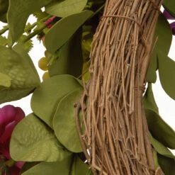 22” Gerbera Daisy Flower Wreath -Best Christmas Store dnat ras 403734w 3 67015.1667642202