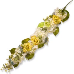 48” Spring Flowers Artificial Garland