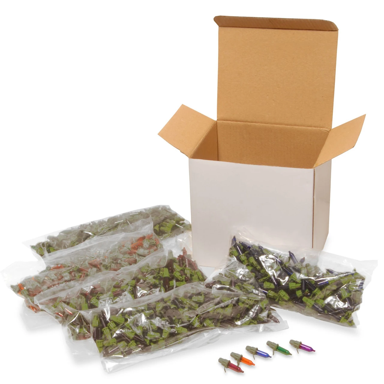 Club Pack Of 1000 Multi-Color Christmas Replacement Bulbs 14" 2 Club Pack Of 1000 Multi-Color Christmas Replacement Bulbs 14" - Image 2