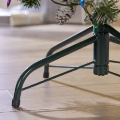 4.5' Pre-Lit Full Mixed Spruce Artificial Christmas Tree With Frosted Branches - Multicolor Lights 9 4.5' Pre-Lit Full Mixed Spruce Artificial Christmas Tree With Frosted Branches - Multicolor Lights -Best Christmas Store dnhhf 307367 4 35604.1667678361