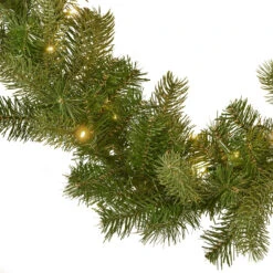 9' X 10" Pre-Lit Mixed Spruce Artificial Christmas Garland - Warm White LED Lights -Best Christmas Store dnhhf 307390 5 04873.1667487238
