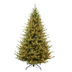 7.5' Pre-LitAddison Fir Artificial Christmas Tree, Clear Lights