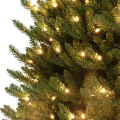 7.5' Pre-lit Canadian Balsam Fir Artificial Christmas Tree - Clear LED Lights -Best Christmas Store dpul cbm 75qlw10 3 72123.1667576847