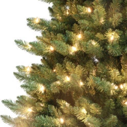 7.5' Pre-lit Cascade Pine Artificial Christmas Tree - Clear Lights -Best Christmas Store dpul cspg 75c7 3 36815.1667576846