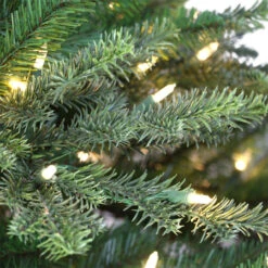4.5' Pre-lit Downswept Douglas Fir Full Artificial Christmas Tree, Clear Lights -Best Christmas Store dpul rmdd 45qc25 2 76172.1688545151