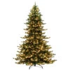 7.5' Royal Majestic Spruce Green Tree With Incandescent Clear Pre-Attached Lights