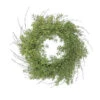 Boxwood Nature Inspired Artificial Spring Wreath, Green 24-Inch