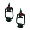 Set Of 10 Camp Lantern Novelty Christmas Lights 11 " Green Wire