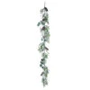 60" White And Green Pre-Lit Christmas Sparkling Ornament Garland - Unlit