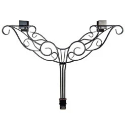24" Antler Black Decorative Adjustable Wreath Hanger -Best Christmas Store dvlc v 10909 blk 003 66231.1667604796