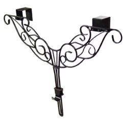 24" Antler Black Decorative Adjustable Wreath Hanger -Best Christmas Store dvlc v 10909 blk 004 98062.1667604796