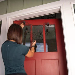 3.5" X 24" Cedar Brown Ivy Adjustable Christmas Wreath Hanger -Best Christmas Store dvlc v 10958 005 42873.1667556992