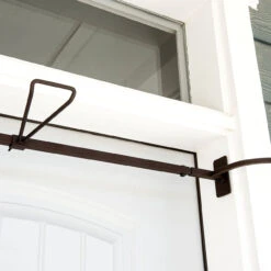 7.5" X 43" Hickory Brown Slim Single Door Garland Christmas Hanger -Best Christmas Store dvlc v 20529 rs 007 05833.1667556997