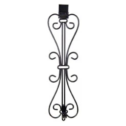 19.5" Black Decorative Adjustable Wreath Hanger -Best Christmas Store dvlc v 20537 blk 004 40419.1667604810