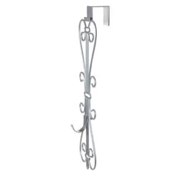 19.5" Silver Decorative Adjustable Wreath Hanger -Best Christmas Store dvlc v 20537 slv 005 93773.1667604816