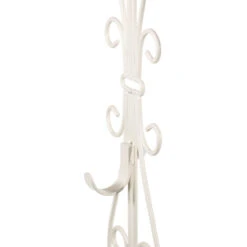 19.5" White Unique Adjustable Christmas Wreath Hanger -Best Christmas Store dvlc v 20537 wht 006 24728.1667557002