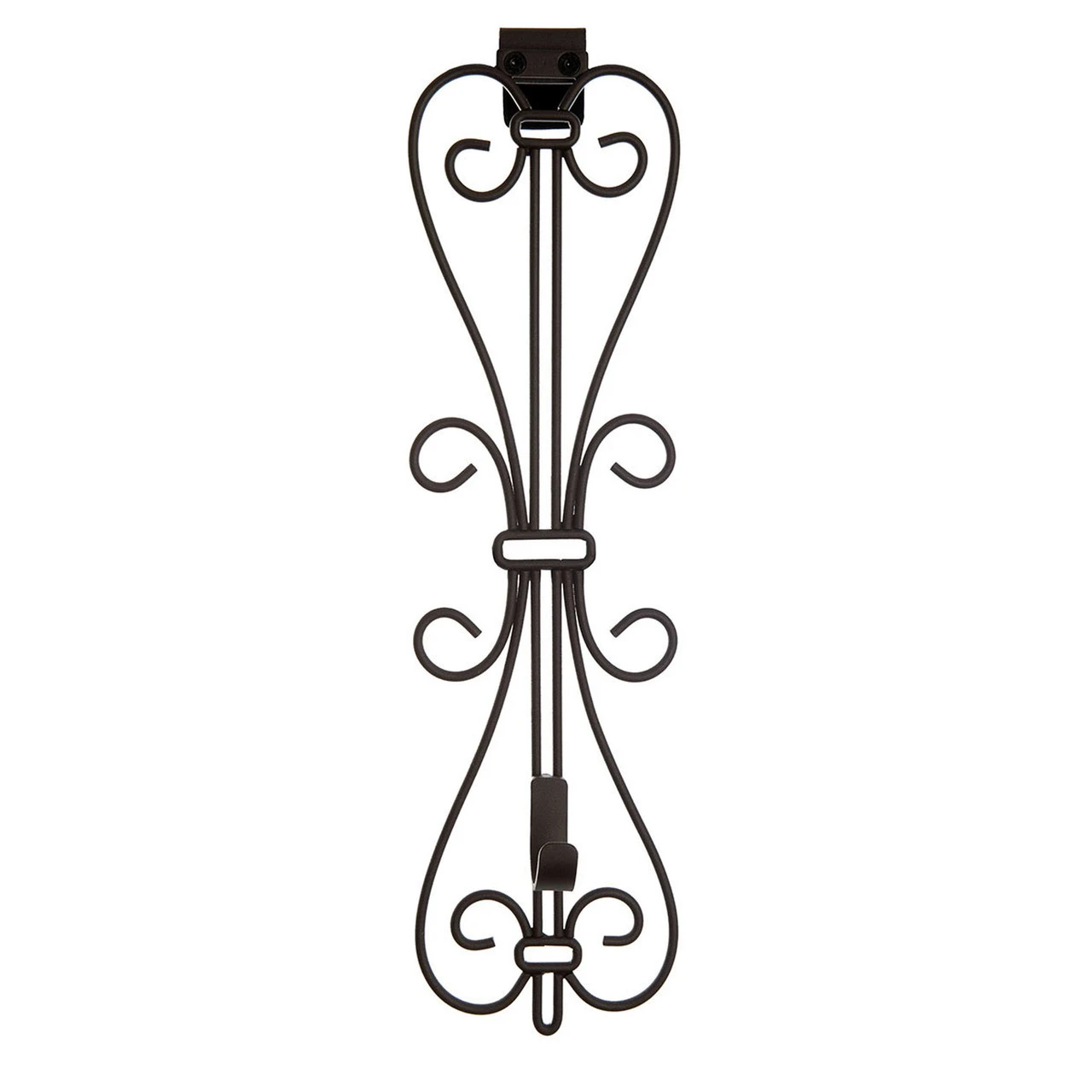 19.5" Brown Unique Adjustable Christmas Wreath Hanger 1 19.5" Brown Unique Adjustable Christmas Wreath Hanger
