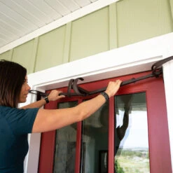 9" X 26" Brass Brown Single Door Garland Christmas Hanger 10 9" X 26" Brass Brown Single Door Garland Christmas Hanger -Best Christmas Store dvlc v 20720 brn 004 93745.1667557007