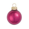 4ct Pearl Bordeaux Red Glass Ball Christmas Ornaments 4.75" (120mm)