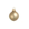 4ct Gold Matte Finish Christmas Ball Ornaments 4.75" (120mm)