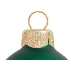 2ct Matte Green Xmas Glass Ball Christmas Ornaments 6" (150mm) -Best Christmas Store dwhi 27957 03 46309.1667684564