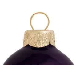 28ct Pearl Purple Glass Ball Christmas Ornaments 2" (50mm) -Best Christmas Store dwhi 28272 03 35928.1667684659