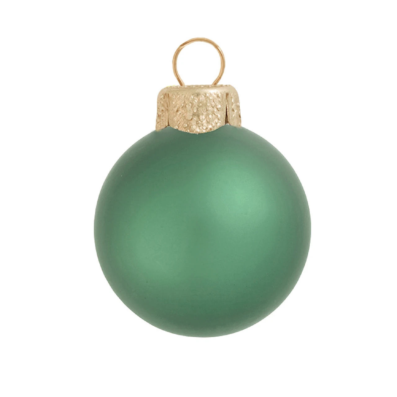 12ct Matte Soft Green Glass Ball Christmas Ornaments 2.75" (70mm) 1 12ct Matte Soft Green Glass Ball Christmas Ornaments 2.75" (70mm)