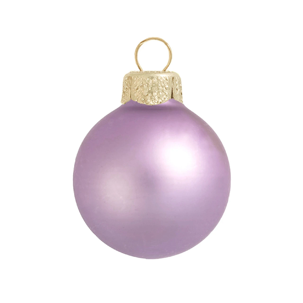 2ct Soft Lavender Glass Matte Christmas Ball Ornaments 6" (150mm) 1 2ct Soft Lavender Glass Matte Christmas Ball Ornaments 6" (150mm)