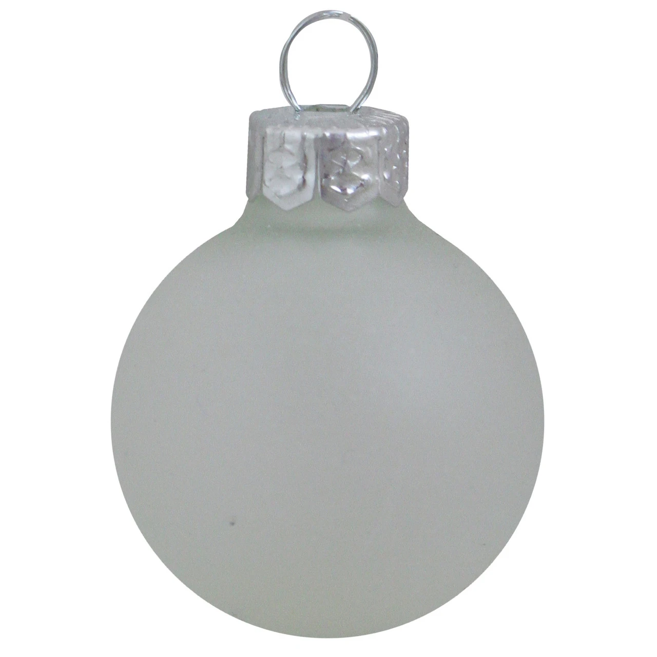 6ct Clear Frost Glass Ball Christmas Ornaments 4" (100mm) 1 6ct Clear Frost Glass Ball Christmas Ornaments 4" (100mm)