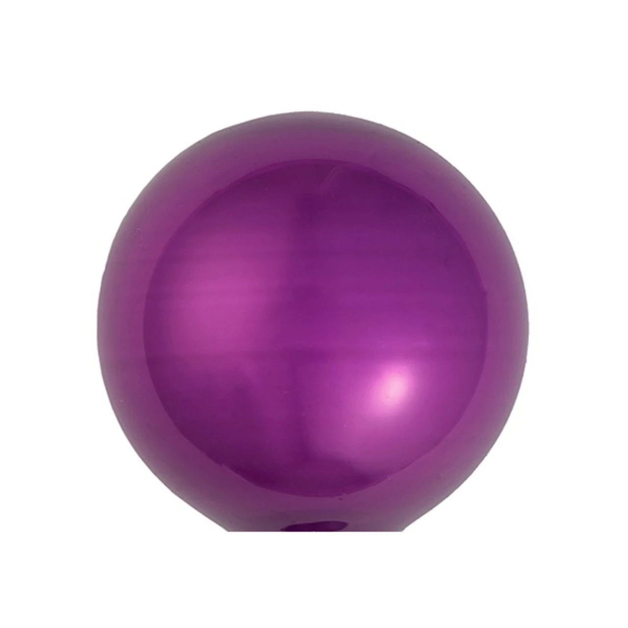 6ct Purple Pearl Glass Christmas Ball Ornaments 4" (101mm) 2 6ct Purple Pearl Glass Christmas Ball Ornaments 4" (101mm) - Image 2