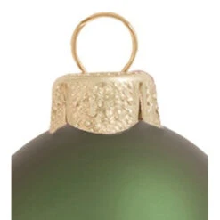 2ct Shale Green Matte Glass Christmas Ball Ornaments 6" (150mm) -Best Christmas Store dwhi 28827 03 81082.1667685148