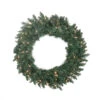 Pre-Lit Traditional Pine Artificial Christmas Wreath - 30-Inch, Clear Lights