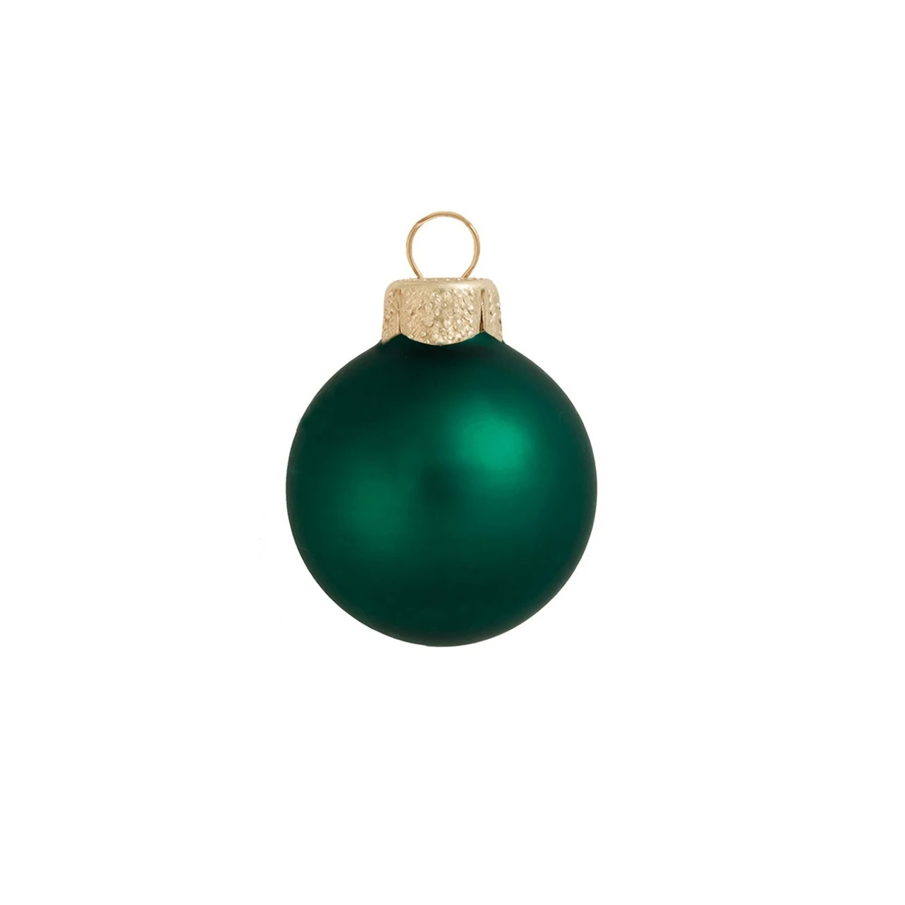 8ct Emerald Green Matte Glass Christmas Ball Ornaments 3.25" (80mm) 1 8ct Emerald Green Matte Glass Christmas Ball Ornaments 3.25" (80mm)