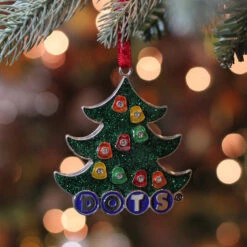 3" Silver Plated DOTS Candy Logo Christmas Tree Ornament With European Crystals -Best Christmas Store hmrntqersgvng0ppdknnwghyvcf8kizn 15591.1667491183