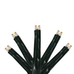 200 Warm White Multi-Function LED M5 Mini Christmas Lights - 20.5 Ft Black Wire -Best Christmas Store hofert203648 32 03 65643.1667536177
