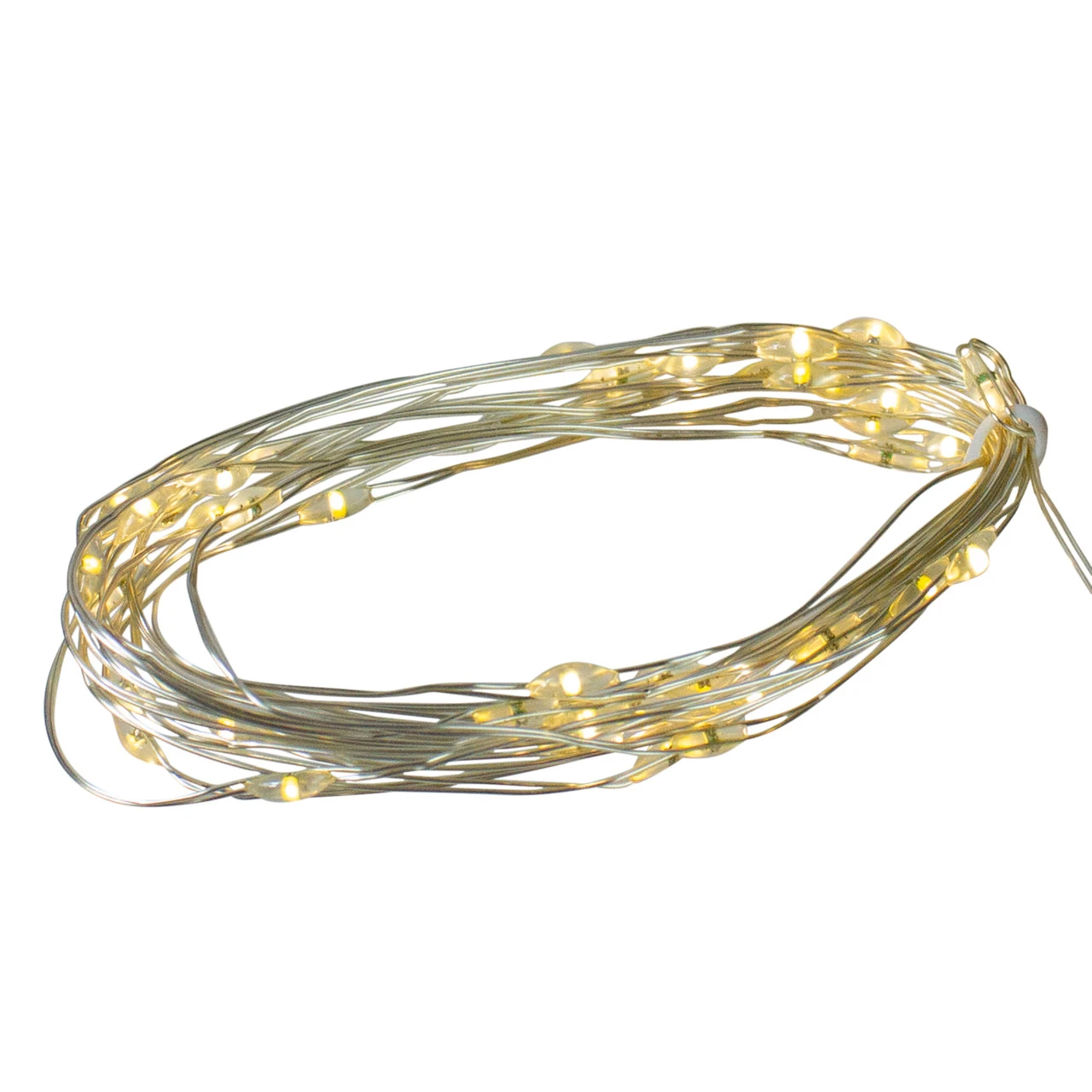 4' X 8' Warm White LED Multi-Function Curtain Christmas Lights - White Wire 2 4' X 8' Warm White LED Multi-Function Curtain Christmas Lights - White Wire - Image 2