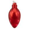 64 Red LED Ornament Micro Christmas Lights - 10" Clear Wire