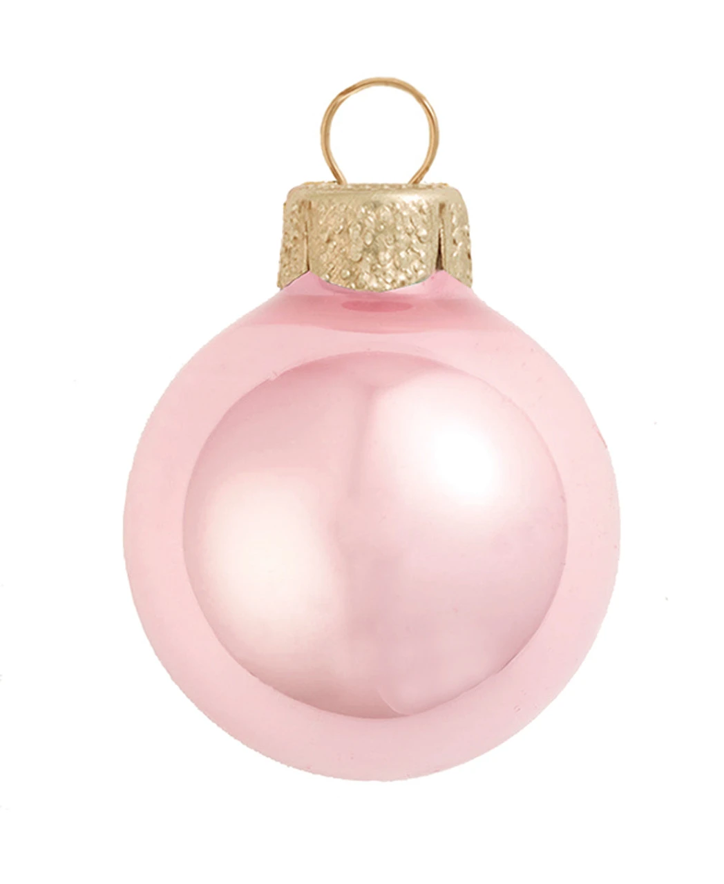 40ct Pale Pink Pearl Glass Christmas Ball Ornaments 1.25" (30mm) 1 40ct Pale Pink Pearl Glass Christmas Ball Ornaments 1.25" (30mm)