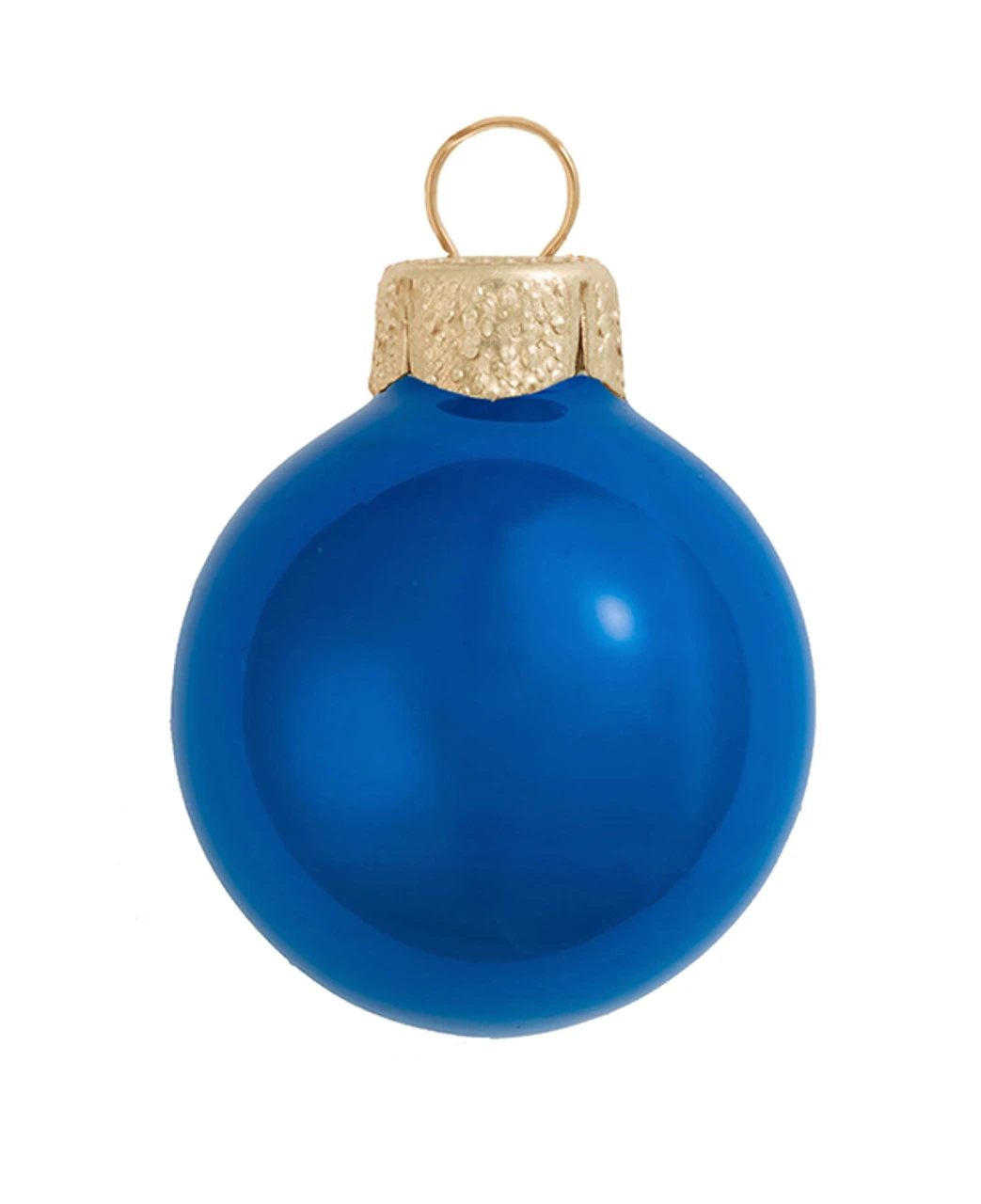4ct Cobalt Blue Glass Pearl Christmas Ball Ornaments 4.75" (120mm) 1 4ct Cobalt Blue Glass Pearl Christmas Ball Ornaments 4.75" (120mm)