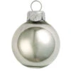 Shiny Pewter Gray Glass Ball Christmas Ornament 7" (177mm)