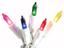 Set Of 100 Shimmering Multi Mini Christmas Lights - White Wire -Best Christmas Store jtvwavlj1hzmi5ydgv401qgr0iucyboj 70530.1680835954