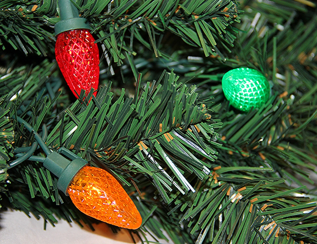 20' Pre-Lit Everest Fir Commercial Tower Christmas Tree - Multicolor C7 LED Lights 3 20' Pre-Lit Everest Fir Commercial Tower Christmas Tree - Multicolor C7 LED Lights - Image 3