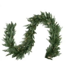 9' X 12" Pre-Lit Washington Frasier Fir Artificial Christmas Garland - Clear Lights