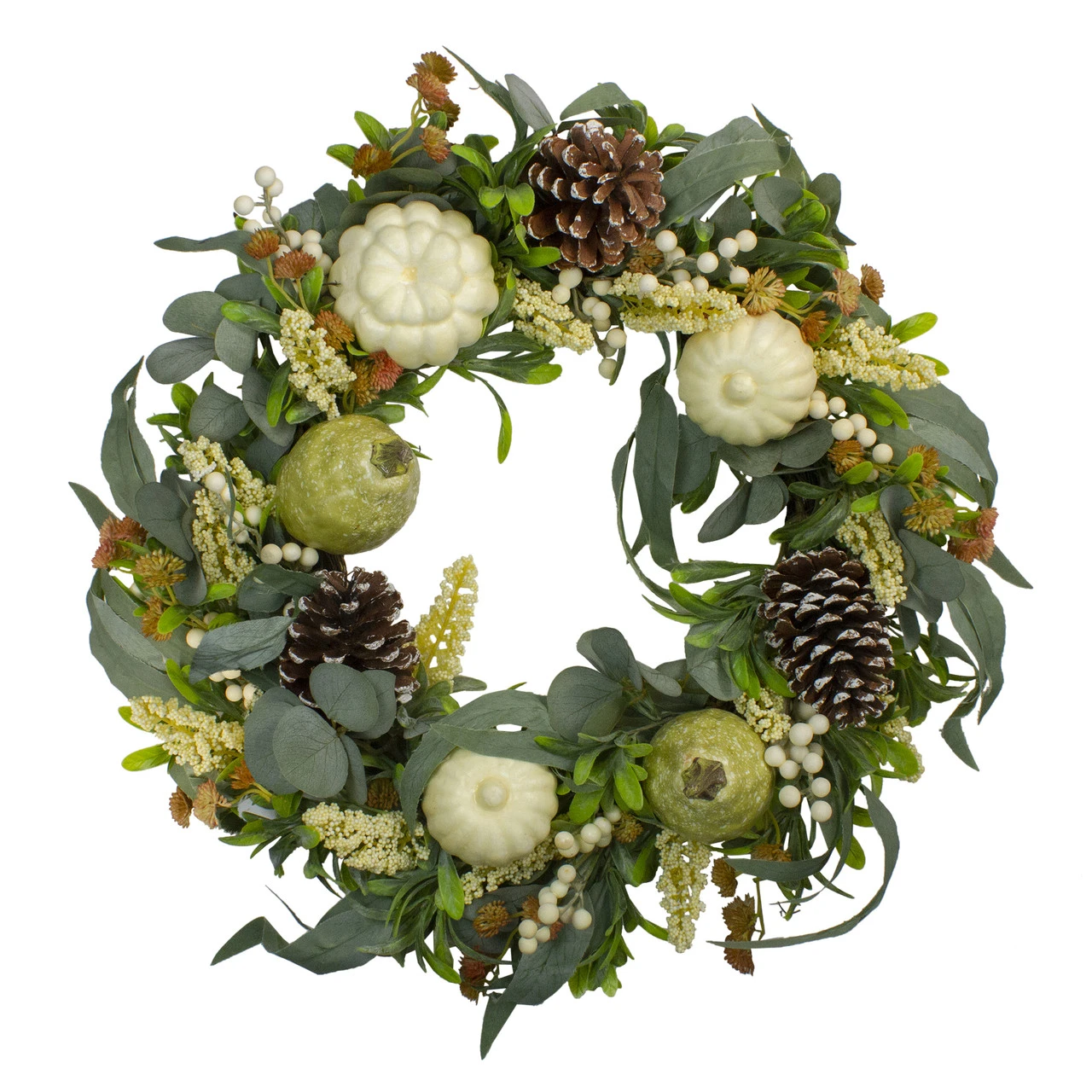 Gourds And Foliage Artificial Thanksgiving Wreath - 24-Inch, Unlit 1 Gourds And Foliage Artificial Thanksgiving Wreath - 24-Inch, Unlit