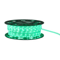 100' Green And Clear Commercial LED Outdoor Christmas Linear Tape Lights