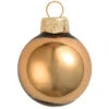 4ct Burnt Orange Shiny Glass Christmas Ball Ornaments 4.75" (120mm)