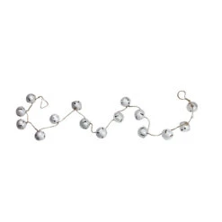 5' X 2" Silver And Black Jingle Bell Star Cutouts Artificial Christmas Garland - Unlit -Best Christmas Store midwest 155568 3 97710.1667491086