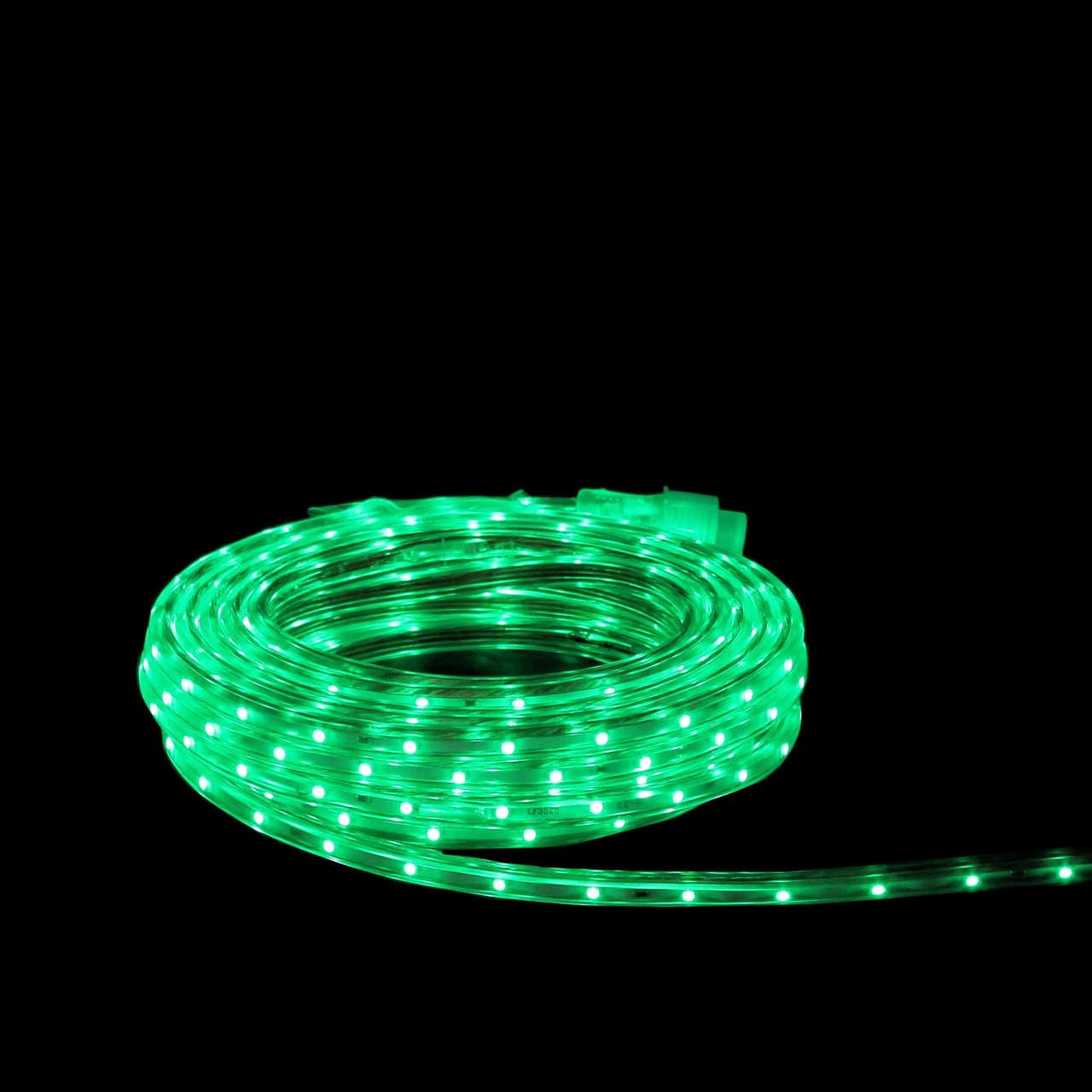 Green LED Outdoor Christmas Linear Tape Lighting - 30 Ft Clear Tube 1 Green LED Outdoor Christmas Linear Tape Lighting - 30 Ft Clear Tube